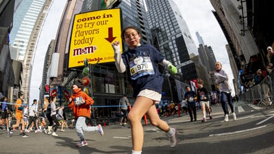 2026 Times Square Kids Run at the United Airlines NYC Half Finish