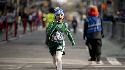 2026 Times Square Kids Run at the United Airlines NYC Half Finish