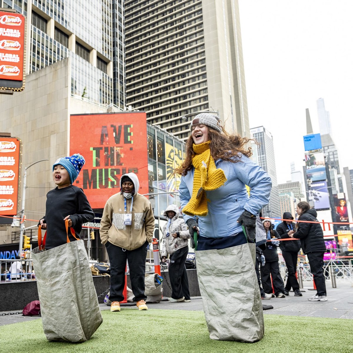 2026 Times Square Kids Run at the United Airlines NYC Half Finish