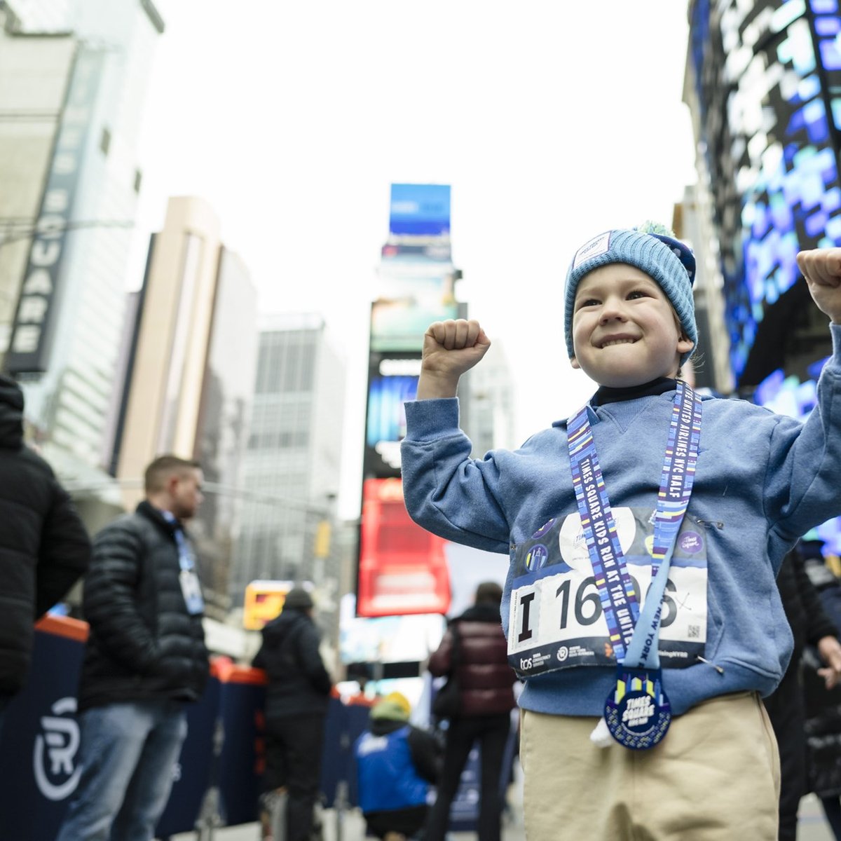 2026 Times Square Kids Run at the United Airlines NYC Half Finish