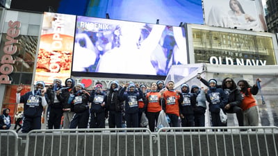 2026 Times Square Kids Run at the United Airlines NYC Half Finish
