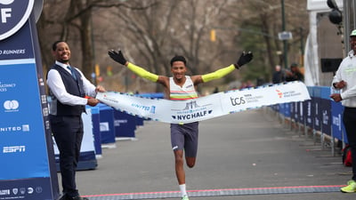 2026 United Airlines NYC Half Finish