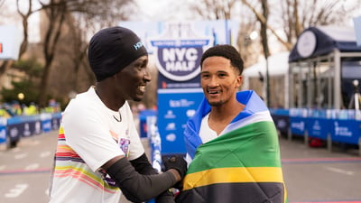 2026 United Airlines NYC Half Finish