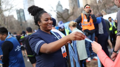 2026 United Airlines NYC Half Finish