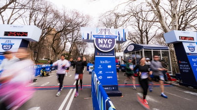 2026 United Airlines NYC Half Finish