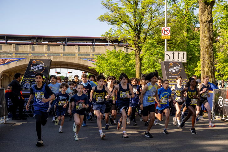 Boardwalk Kids Run at the 2026 RBC Brooklyn Half Stage 3 start