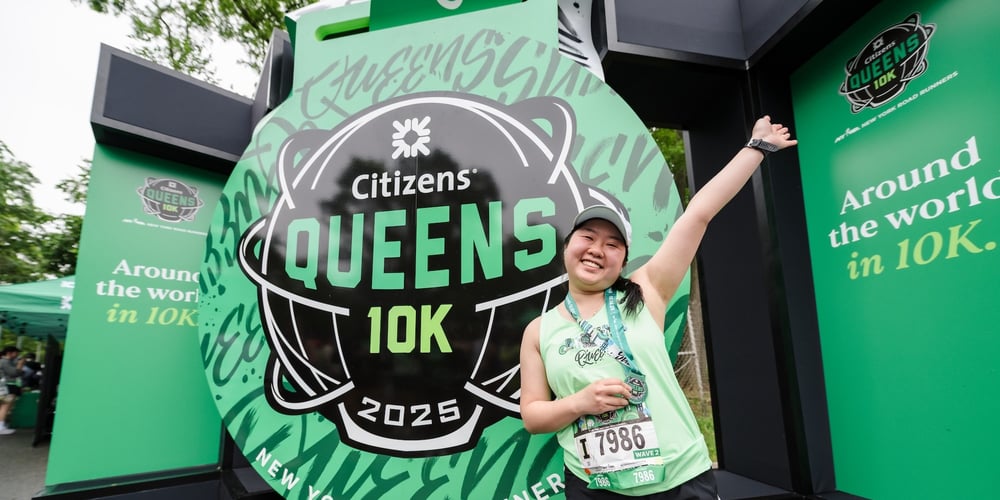Runner at the Citizens Queens 10K