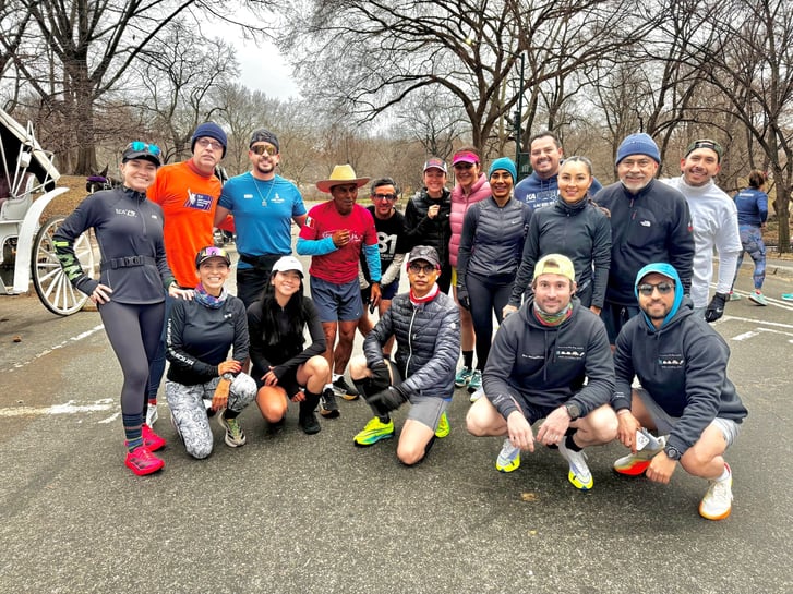 German Silva with his ITO in Central Park
