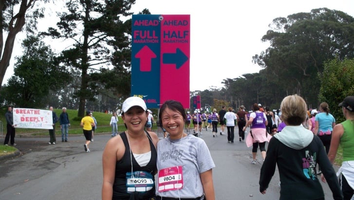 Steph Loleng at the 2008 Nike Women's Marathon
