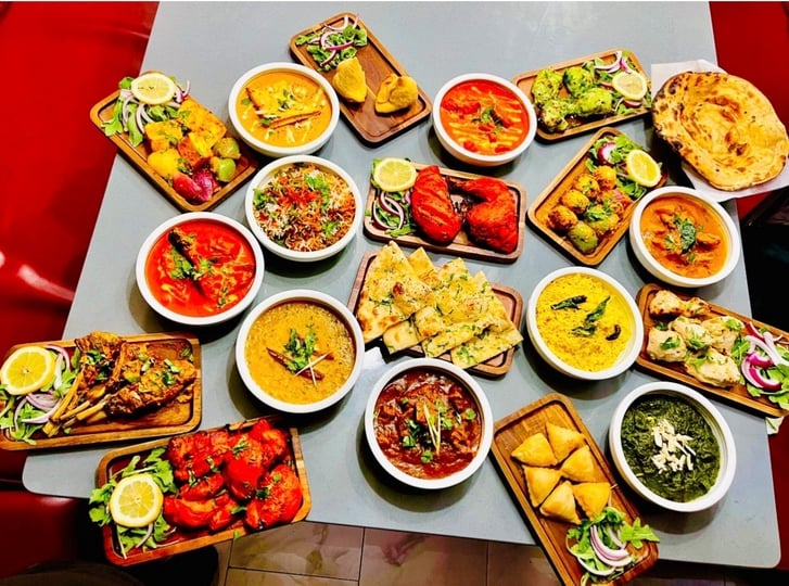 Full spread at Red Onion