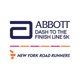 Abbott Dash to the Finish Line 5K Logo