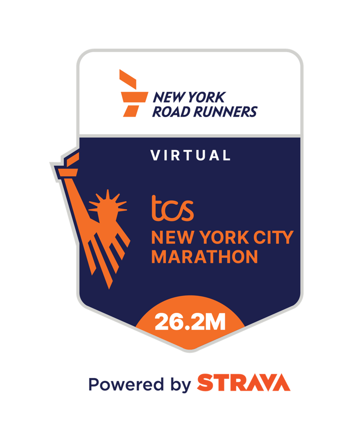 2026 Virtual TCS New York City Marathon logo