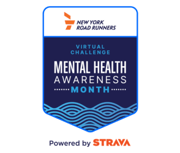 Virtual NYRR Mental Health Awareness Month Challenge logo logo