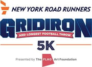 NYRR Gridiron 5K Presented by The FLAG Art Foundation logo logo