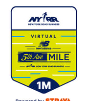 Virtual New Balance 5th Avenue Mile logo logo