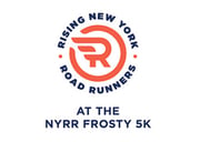 Rising NYRR at the NYRR Frosty 5K logo logo