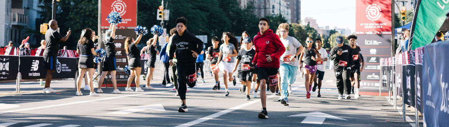 Boogie Down Kids Run at the New Balance Bronx 10 Mile
