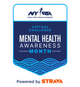 Virtual NYRR Mental Health Awareness Month Challenge logo logo