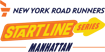 NYRR Start Line Series Manhattan logo, full color