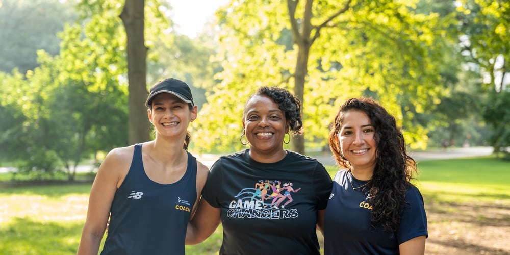 Game Changers coaches Toni, Sam, and Nunny in Central Park