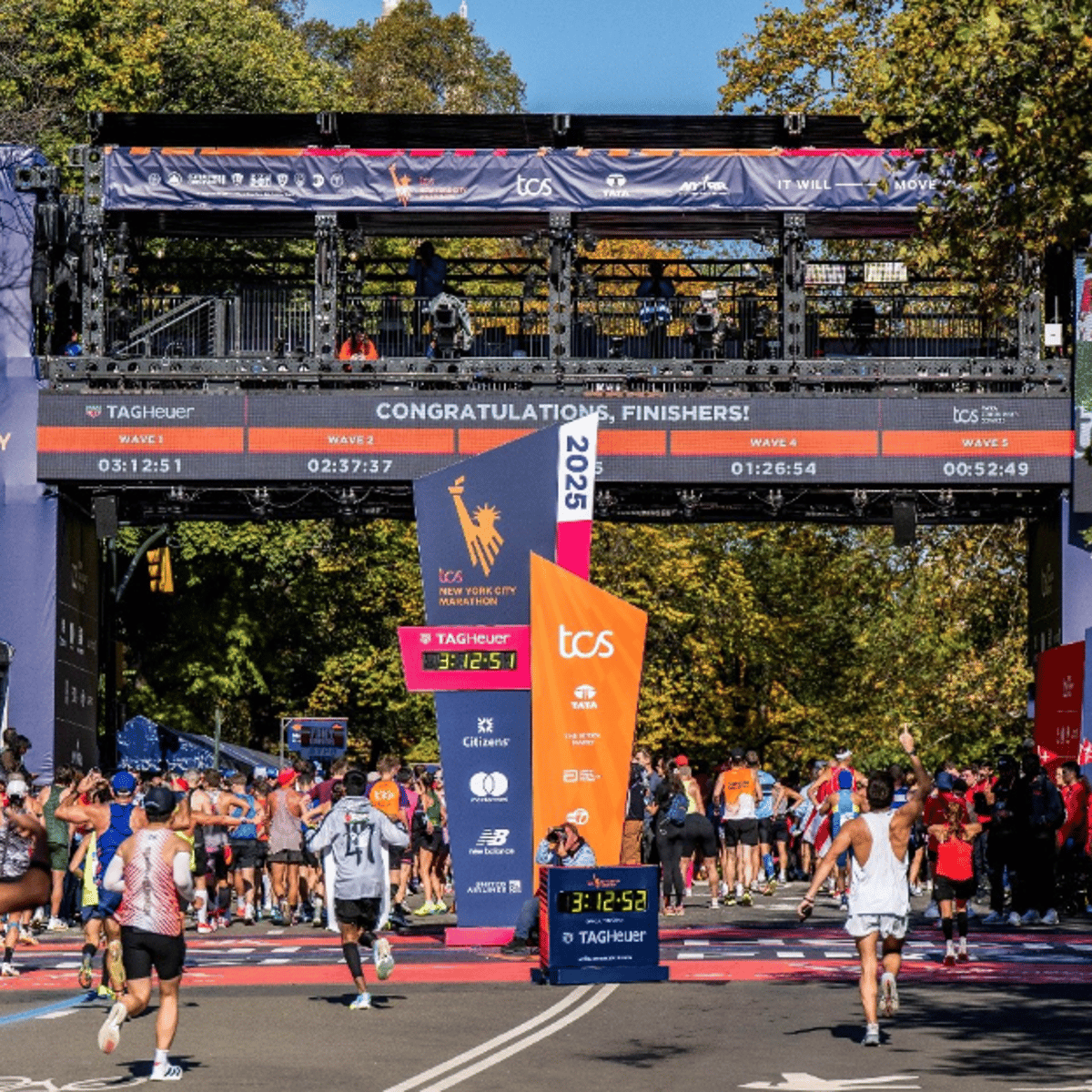 TCS New York City Marathon Finish Line
