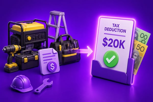 The permanent $20,000 instant asset write-off: what Australian service businesses can claim