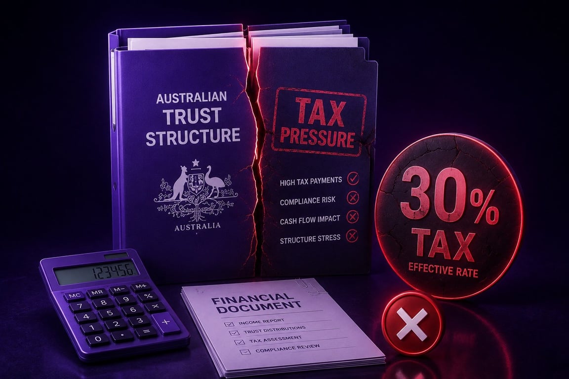 The 30% minimum tax on discretionary trusts: what Australian service businesses need to know before 2028