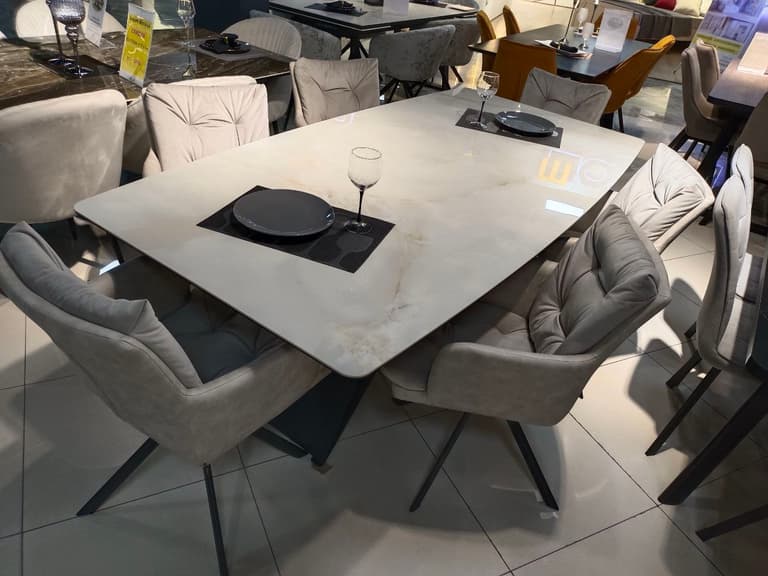 Стол SKY220Ostra Bianco