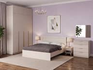 Спальный гарнитур «Эккервуд» с антресолью и кроватью «Калипсо» 1