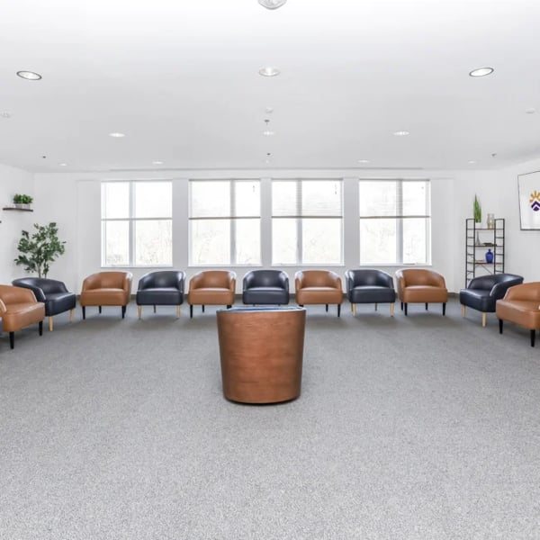 Group therapy room at Novara Recovery Center