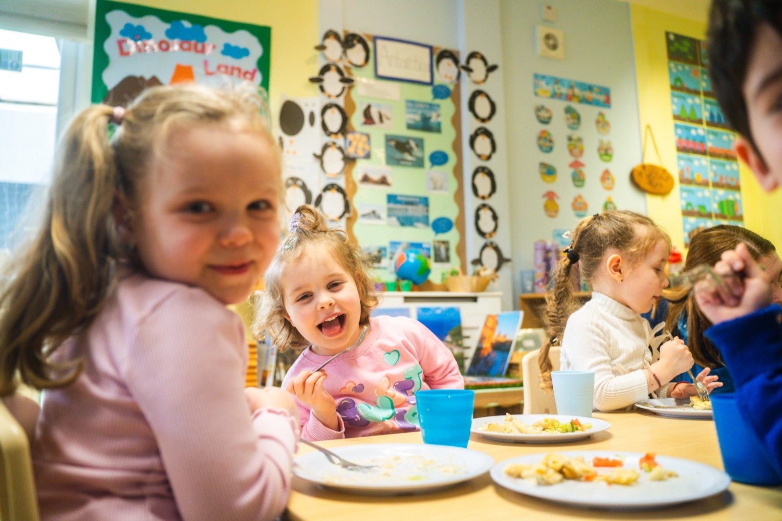 Smiling children at Buckingham Montessori