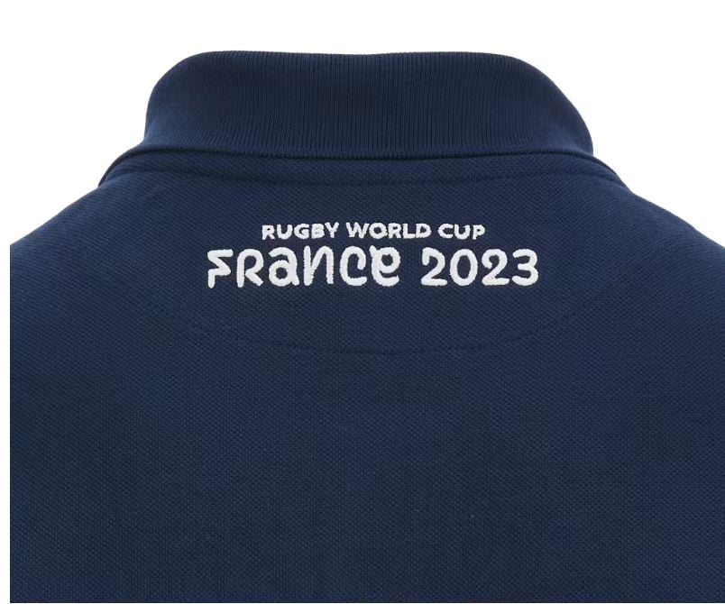 Men's Scotland Rugby 2023 Home Blue Polo Shirt