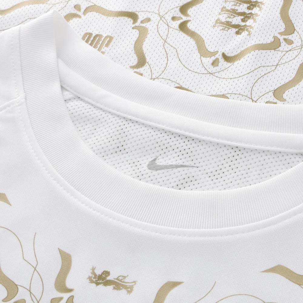 Damen England Lionesses 500-jähriges Jubiläum Pre-Match-Trikot – Weiß