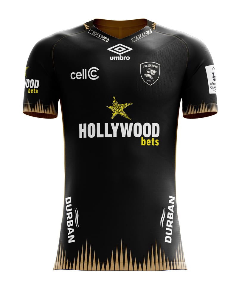 Men's Sharks 2025/26 Home Champions Cup Shirt