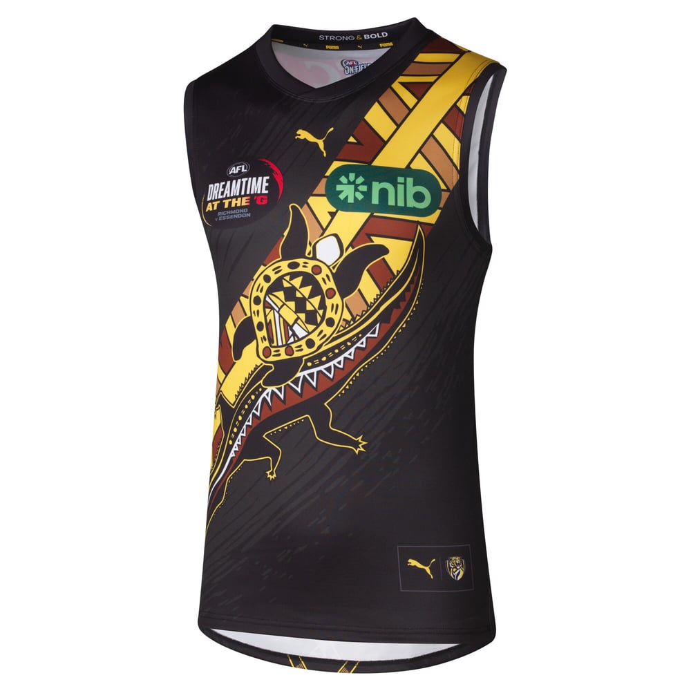 Women's Richmond Tigers 2024 Third Dreamtime Guernsey
