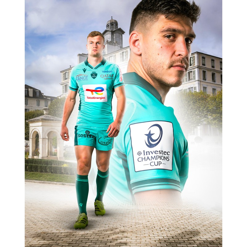 Women's Pau Section 2025/26 Third Champions Cup Shirt - Light Green