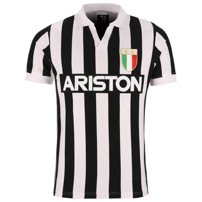 Damen Juventus 1984/85 Heim Retro Trikot