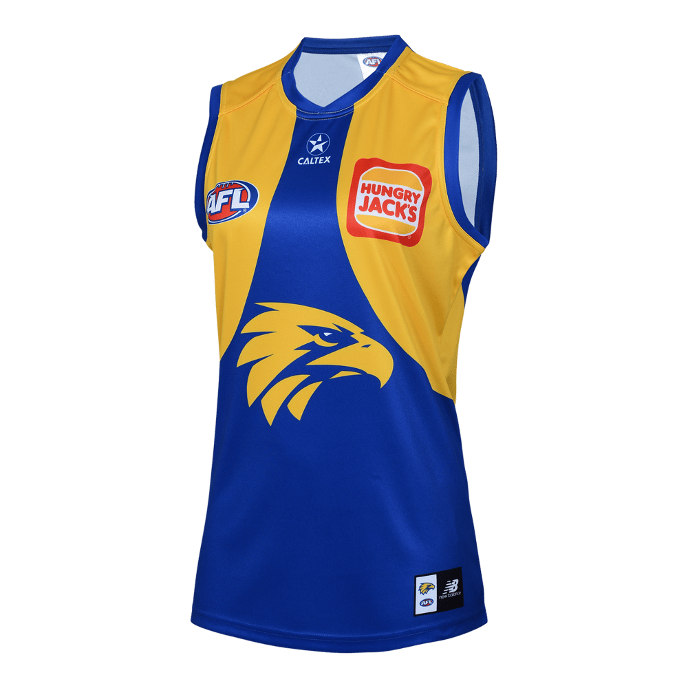Women's West Coast Eagles 2025 Home Guernsey