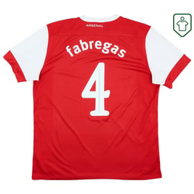 Herren Arsenal 2010/11 Heim Retro Shirt Fabregas #4