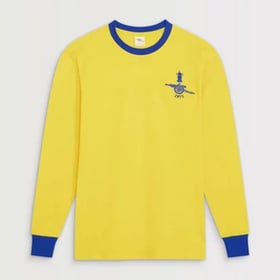 Kinder Arsenal 1971 Auswärts Retro FA Cup Langarmtrikot