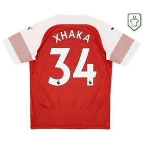 Herren Arsenal 2018/19 Heim Retro Shirt Xhaka #34