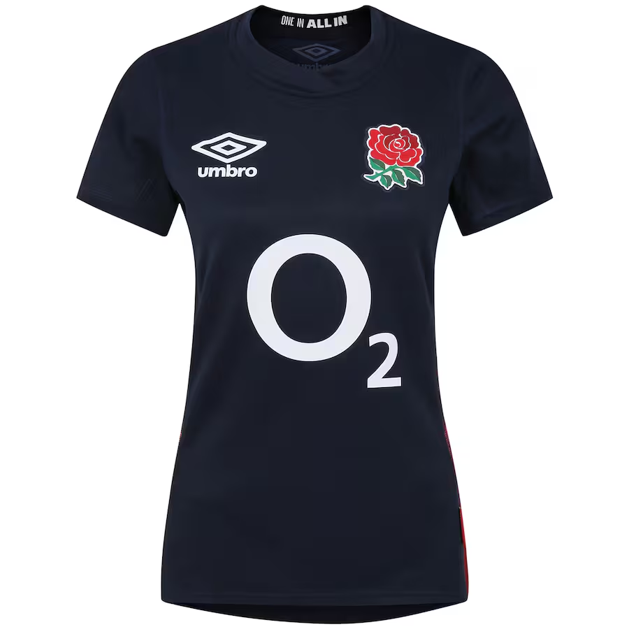 Women's England Rugby 2023/24 Third Red Roses Alternate Shirt