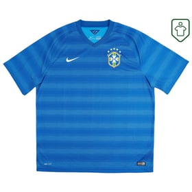 Männer Brasilien 2014/15 Auswärts Retro Shirt