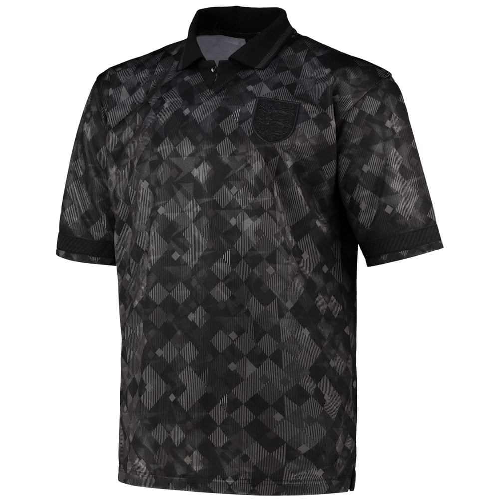 Damen England 1990 Black-Out Retro Trikot