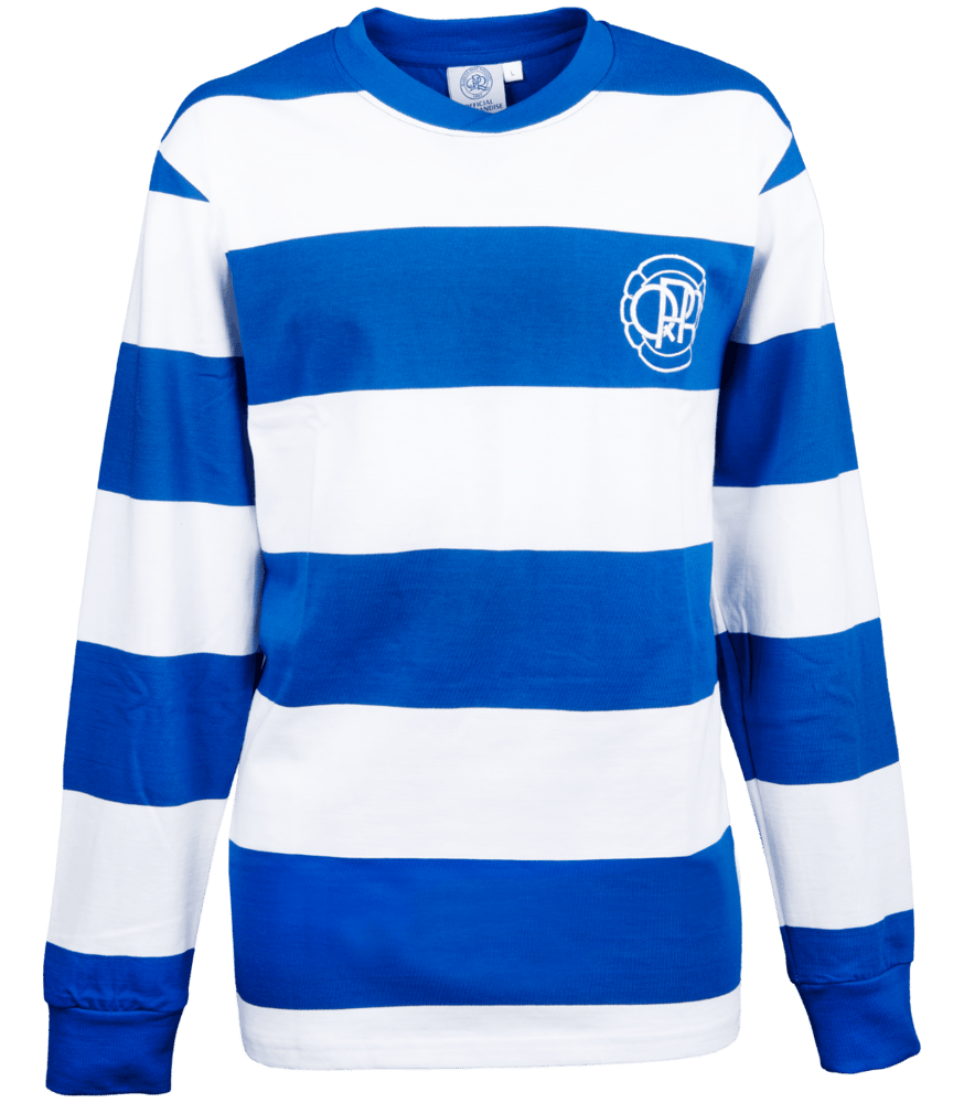 Damen Queens Park Rangers 1975/76 Heim Retro Langarmtrikot #10