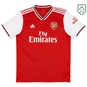 Herren Arsenal 2019/20 Heim Retro Shirt Saka #77