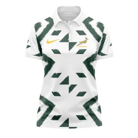 Women's South Africa Springboks 2024 Third Pre-Match Polo Shirt