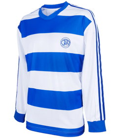 Kinder Queens Park Rangers 1977/78 Heim Retro Langarmtrikot