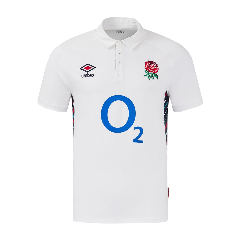 Men's England Rugby 2024/25 Home Polo Shirt