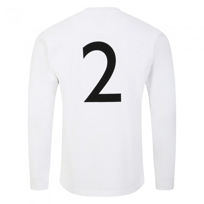 Kinder Fulham 1966/67 Heim Retro Langarmtrikot #2